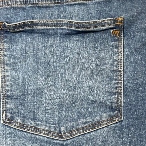 Madewell High Rise Button Front Fly Denim Shorts Raw Hem 35/20 - Picture 5 of 10